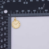 Clock Watch Charm 18K Gold PVD charms - Tarnish Resistant LLL