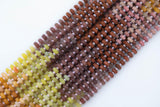 Multi Gemstone Roundel Faceted Discs Beads 6-7mm 15.5" Strand