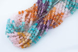Multi Gemstone Cube Beads 4-5mm 15.5" Strand