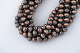 Navajo Pearl Rust Hematite Beads 8mm 10mm 12mm Natural Untreated 15.5" Strands Natural Hematite Loose Bead