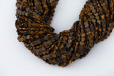 Natural Tiger Eye Heart Top Drilled Beads 6mm 15.5" Strand