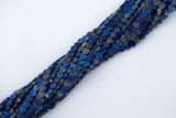 Natural Lapis Heart Top Drilled Beads 6mm 15.5" Strand