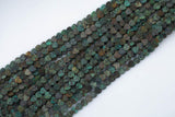 Natural Bloodstone Heart Top Drilled Beads 6mm 15.5" Strand