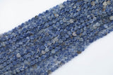 Natural Light Sodalite Aventurine Heart Top Drilled Beads 6mm 15.5" Strand