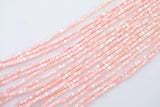 Light Peach Mother of Pearl 3-4mm Heishi Beads 15.5" Strand Shell Beads