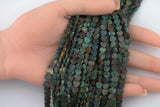 Natural Bloodstone Heart Top Drilled Beads 6mm 15.5" Strand