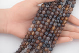 Dragon Scale Agate- High Quality in Round,-Full Strand 15.5 inch Strand, 4mm, 6mm, 8mm, 12mm, or 14mm Beads