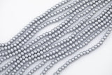 Silver Wood-- Round--6mm 8mm 10mm Full Strand. Gemstone Beads