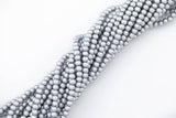 Silver Wood-- Round--6mm 8mm 10mm Full Strand. Gemstone Beads