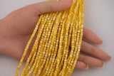 Yellowof Pearl 3-4mm Heishi Beads 15.5" Strand Shell Beads