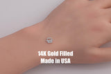 Tram Train Car Connector - 14Kt Gold Filled or Sterling Silver- Boots Connectors - Bracelet or Necklace Permanent Jewelry Supply
