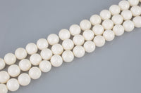 Natural Bone Beads, High Polish Round , Full Strand 4-12mm Beads AAA Quality Gemstone Beads