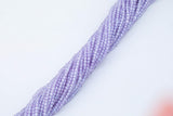 Tanzanite Cubic Zirconia Zircon - Beads Full Strands-15.5 inches- 3mm- Nice Size Hole- Diamond Cutting-Nice and Sparkly-Faceted Cube
