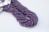 Dark Amethyst Cubic Zirconia Zircon - Beads Full Strands-15.5 inches- 3mm- Nice Size Hole- Diamond Cutting-Nice and Sparkly-Faceted Cube