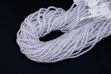 Clear Cubic Zirconia Zircon - Beads Full Strands-15.5 inches- 3mm- Nice Size Hole- Diamond Cutting-Nice and Sparkly-Faceted Cube