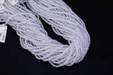Clear Cubic Zirconia Zircon - Beads Full Strands-15.5 inches- 3mm- Nice Size Hole- Diamond Cutting-Nice and Sparkly-Faceted Cube