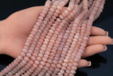 GORGEOUS MYSTIC Peach Silverite JADE Moonstone Color High Quality in Faceted Rondelle- 8mm-Full Strand 15.5 inch Strand