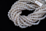 Clearish- Dragon Scale Agate- High Quality in Round,-Full Strand 15.5 inch Strand, 4mm, 6mm, 8mm, 12mm, or 14mm Beads