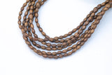 Wood Rice Shape Beads 5x7mm- 15 inches per strand
