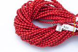 Wood Rice Shape Beads 7x14mm- 15 inches per strand