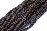 Wood Cube Shape Beads 8mm- 15 inches per strand