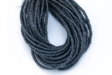 Wood Heishi Shape Beads 4mm or 5mm- 15 inches per strand