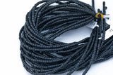 Wood Heishi Shape Beads 4mm or 5mm- 15 inches per strand