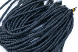 Wood Heishi Shape Beads 4mm or 5mm- 15 inches per strand