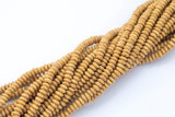 Wood Roundel Shape Beads 8mm- 15 inches per strand