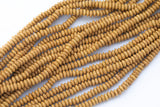 Wood Roundel Shape Beads 8mm- 15 inches per strand