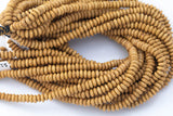 Wood Roundel Shape Beads 8mm- 15 inches per strand