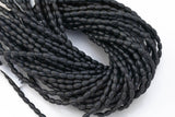 Wood Rice Shape Beads 5x6mm- 15 inches per strand