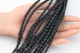 Wood Rice Shape Beads 5x6mm- 15 inches per strand