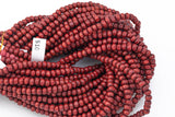 Wood Roundel Shape Beads 6mm- 15 inches per strand