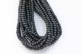 Wood Roundel Shape Beads 6mm- 15 inches per strand