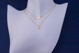 Gold Filled Necklace Four Wheeler Necklace or Charm, 14k Gold Filled or Sterling Silver, Dainty Minimalist Jewelry, Birthday Gift for Her