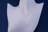 Theater Mask Necklace or Charm, 14k Gold Filled or Sterling Silver, Dainty Minimalist Jewelry, Birthday Gift for Her, Bridesmaid Gift