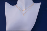 Ems Cross Necklace or Charm, 14k Gold Filled or Sterling Silver, Dainty Minimalist Jewelry, Birthday Gift for Her, Bridesmaid Gift