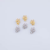 peace sign h symbol Charm 18K Gold PVD charms - Tarnish Resistant JJJ