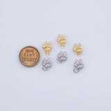 peace sign h symbol Charm 18K Gold PVD charms - Tarnish Resistant JJJ