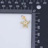 Starfish Charm 18K Gold PVD charms - Tarnish Resistant JJJ