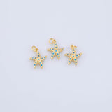 Starfish Charm 18K Gold pvd charms - Tarnish Resistant Gold pvd Plated jjj