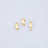 18K Gold PVD Sea horse seahorse charms - Tarnish Resistant JJJ