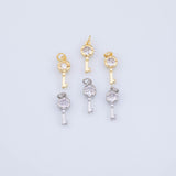Key charms - Tarnish Resistant JJJ