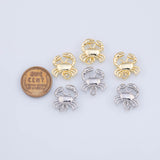 Crab charms - Tarnish Resistant JJJ