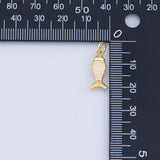 Fish charms - Tarnish Resistant JJJ