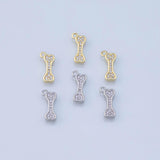 Dog Bone charms - Tarnish Resistant JJJ