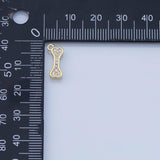 Dog Bone charms - Tarnish Resistant JJJ