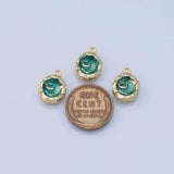 CZ charms pendant - Tarnish Resistant JJJ