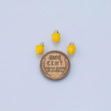Lemon charms - Tarnish Resistant JJJ